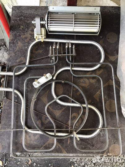 Тен и электродвигатель для духовки