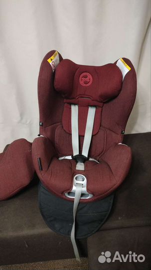 Cybex sirona plus platinum бордовое