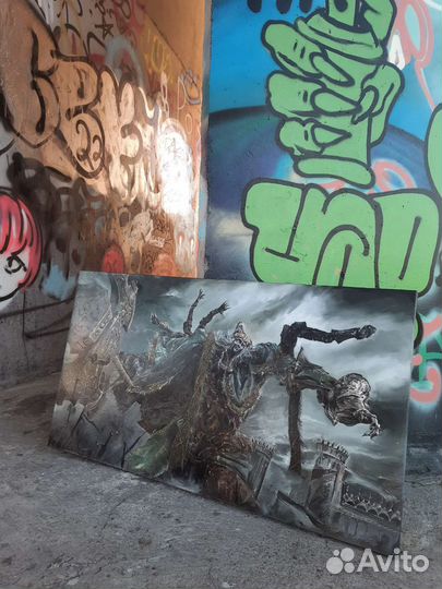 Elden ring. Годрик. Картина маслом