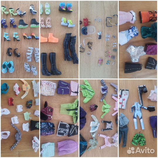 Одежда и обувь для Rainbow high