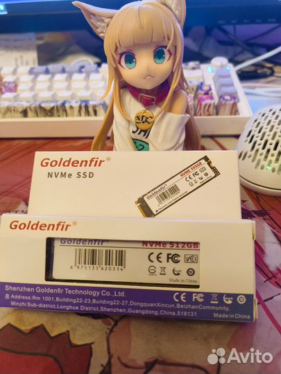 Ssd m2 nvme 512gb pci goldenfir