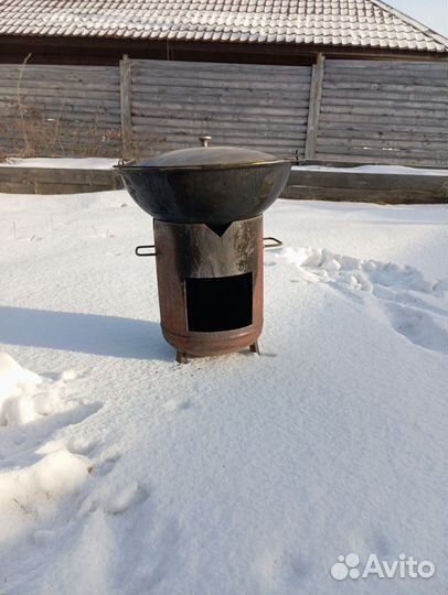 Казан с печкой