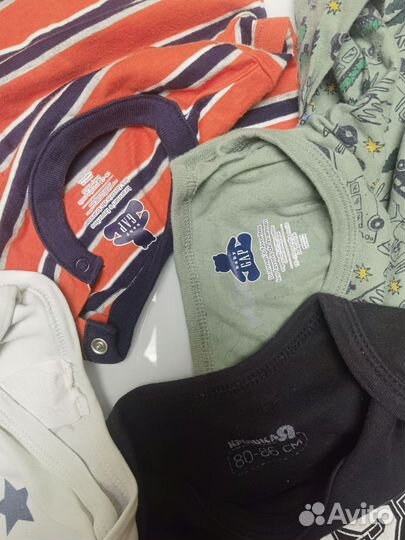 Пакет боди для мальчика до 2-х лет