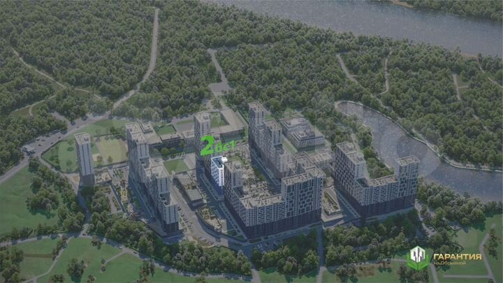 Квартира-студия, 22,8 м², 13/16 эт.