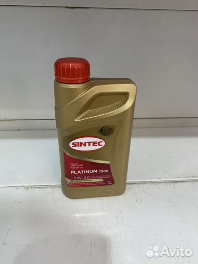 Масло sintec platinum 5W-40 1L