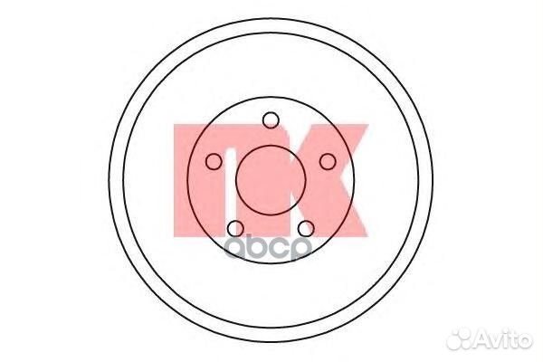 Барабан тормозной Subaru Foroster Impreza 92-0