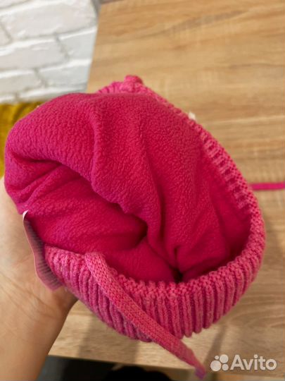 Шапка зимняя для девочки 48 50