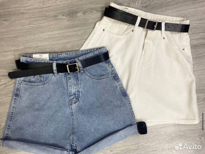 Шорты новые женские белые