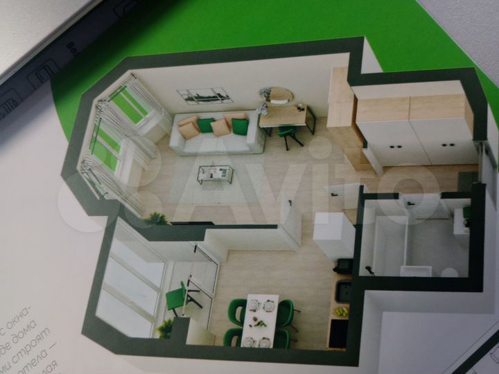 1-к. квартира, 39 м², 9/15 эт.