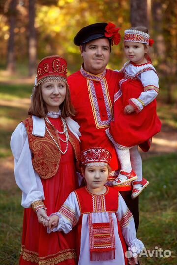 Костюмы русские народные