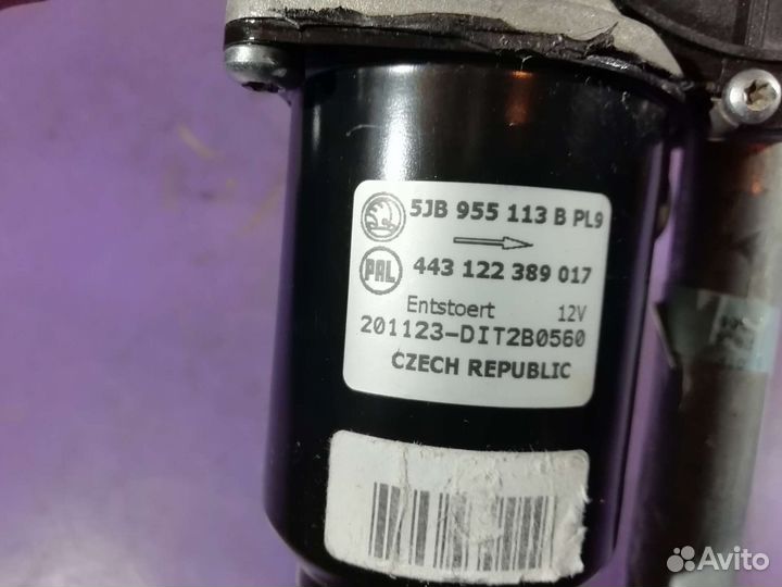 Трапеция моторчик дворников Volkswagen Polo mk6