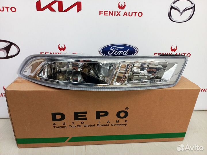 Фара противотуманная Nissan Almera Classic depo