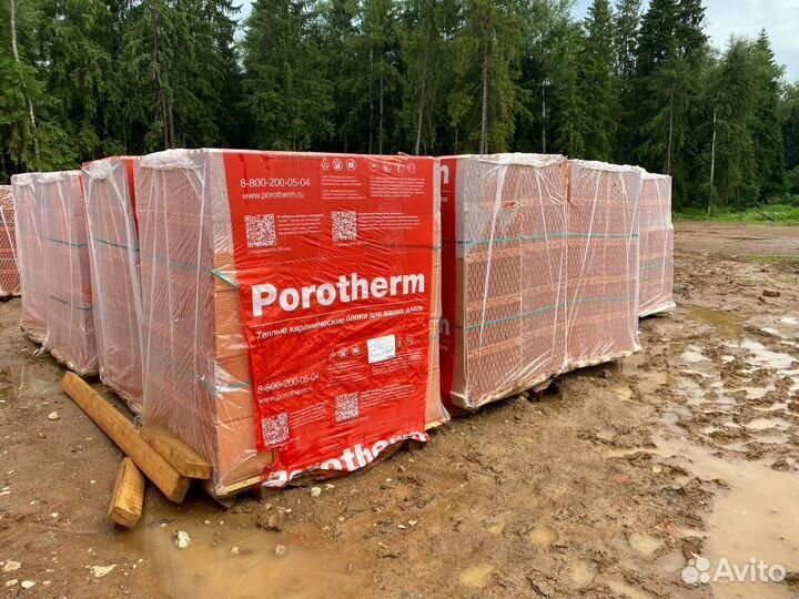 Керамические Блоки Porotherm 38 Thermo