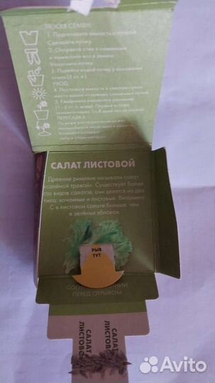 19 упак. семян для выращивания 