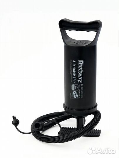 Матрас двухместный надувной с подушками и насосом