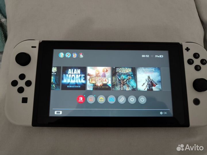 Nintendo switch 128gb с играми