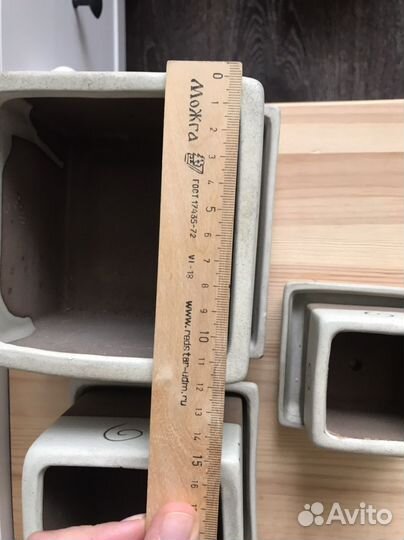 Набор керамических горшков