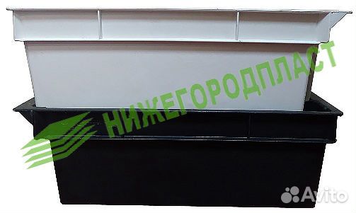 Ящик пластиковый сплошной новый от Производителя