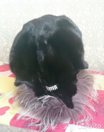 Шапка норковая женская