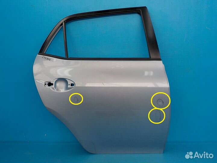 Дверь задняя правая toyota Auris (E15) 2006-2012