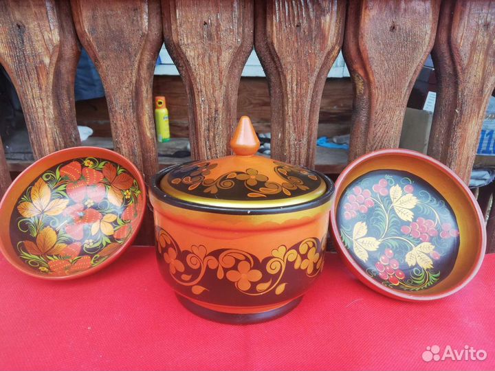 Посуда, хохлома