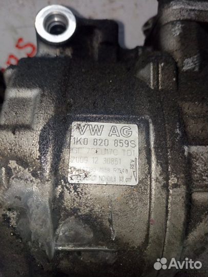 Компрессор кондиционера Volkswagen Golf 6