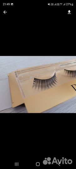 Накладные ресницы Диор со стразами, лимитка