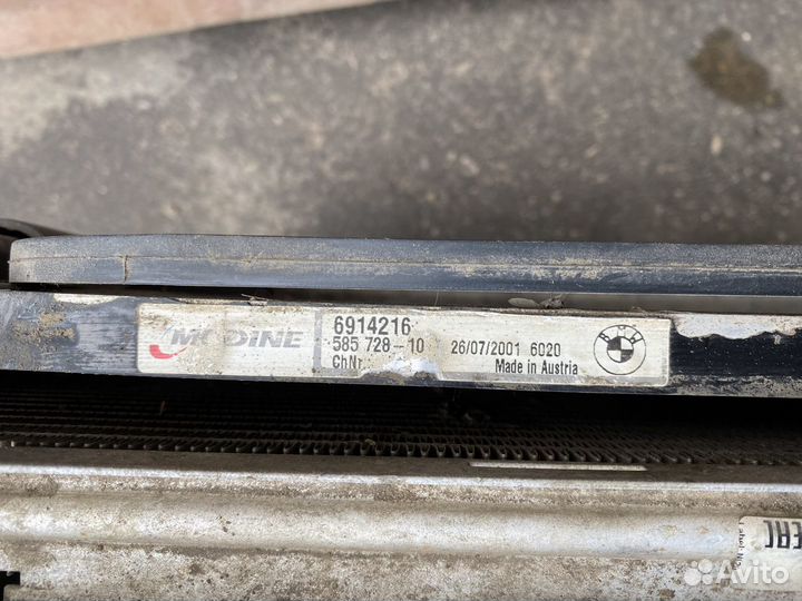 Кассета радиаторов bmw x5 e53