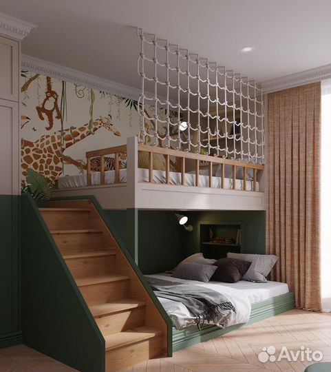 Детская кровать домик под заказ 1-12