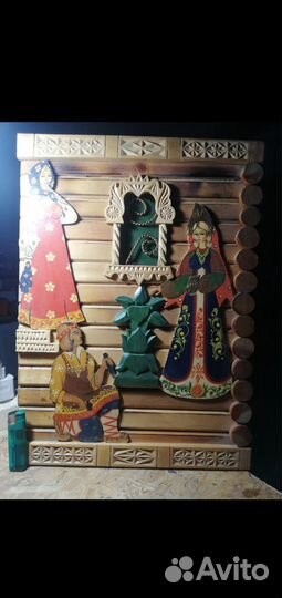 Панно из дерева СССР