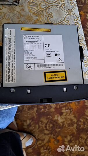 Магнитола на mercedes GL 164