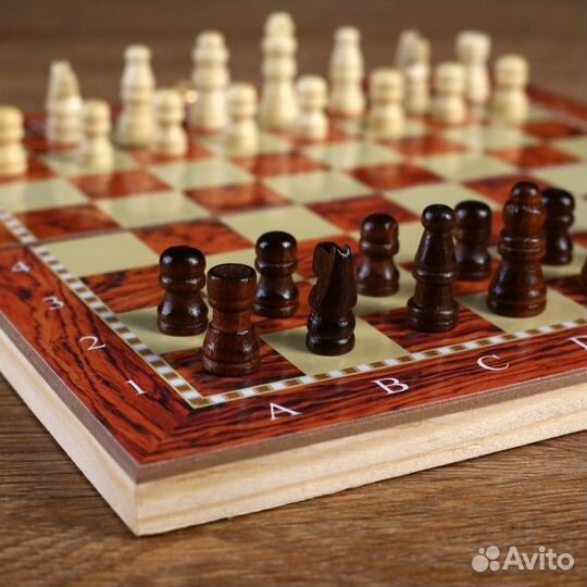 Набор 3 в1 (нарды, шашки, шахматы)