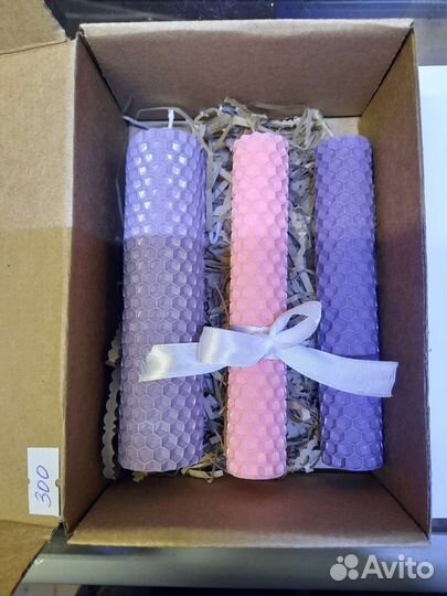 Набор свечей из вощины