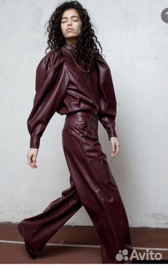 Рубашка из эко кожи