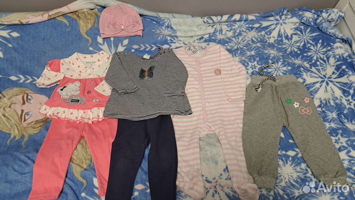 Вещи на девочку 80 размер пакетом