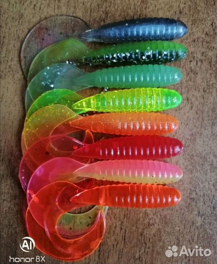 Силиконовые приманки ручной работы
