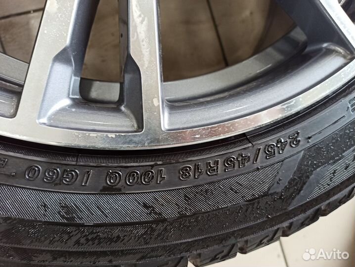 Диски BMW R18 8-9JJ 5x120 с зимней резиной