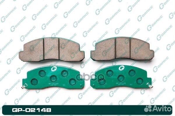 Колодки тормозные GP02148 gbrake