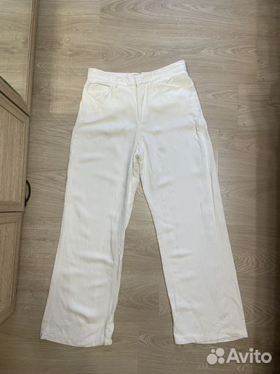 Брюки zara белые