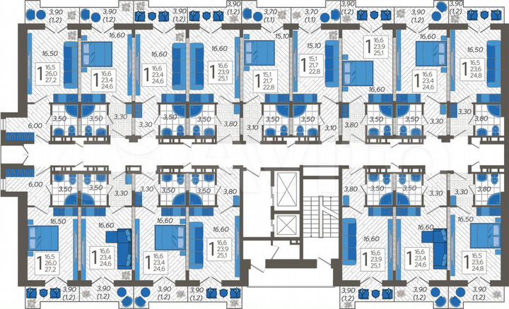 Апартаменты-студия, 27,2 м², 5/12 эт.