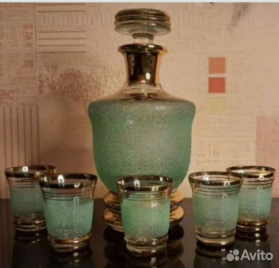 Штоф СССР и рюмки 6 шт