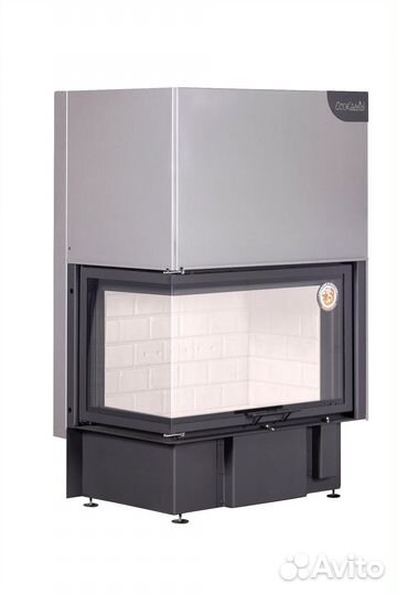 Камин Экокамин дельта 800 L два стекла левая принт