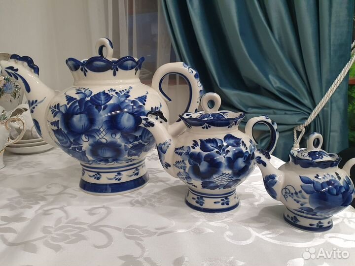 Набор из 3-х чайников 