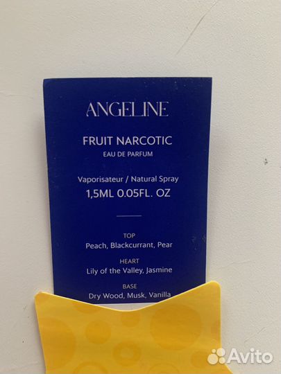 Парфюм angeline fruit narcotic за 2 пробника