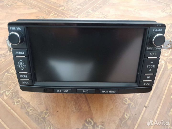 Штатная магнитола на mitsubishi