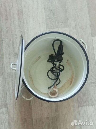 Кастрюля эмалированая(нерж)