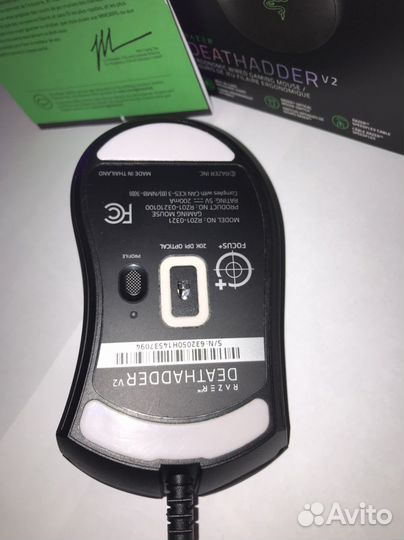 Игровая мышь razer deathadder v2