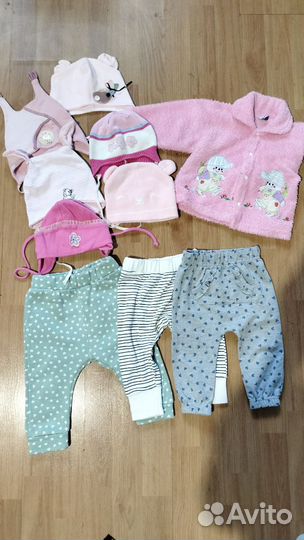 Вещи пакетом для девочки 62 - 74
