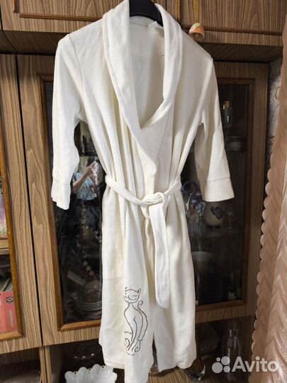 Халат велюровый женский