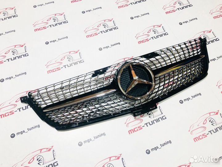 Решетка радиатора ML-Class W166 Diamond Black